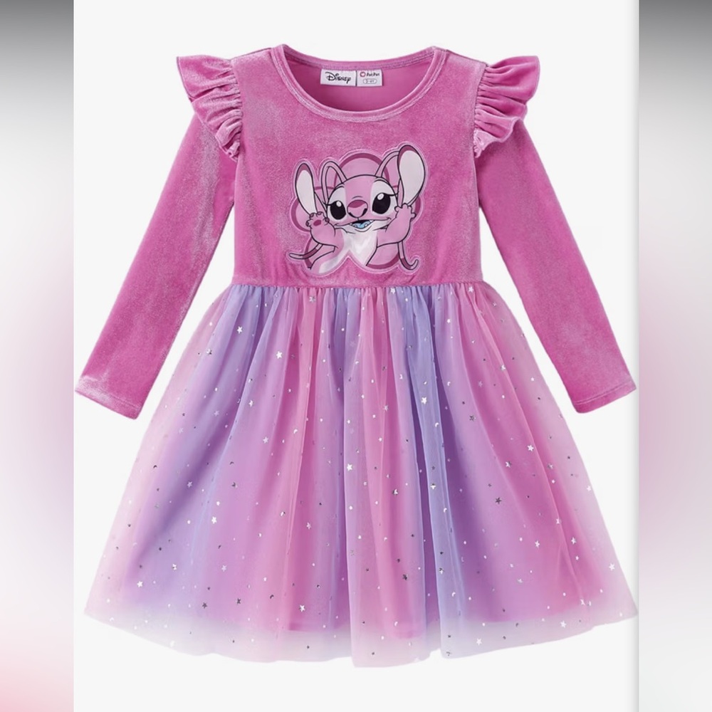 NWT Disney Girls' Tulle Tutu Dress Birthday Party Outfit Baby/Toddler